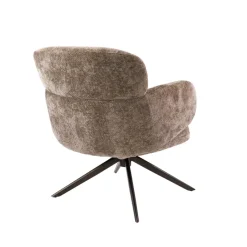 WoonStijl Fauteuil Flex draaibaar Hoven champagne bruin