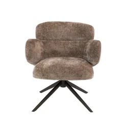 WoonStijl Fauteuil Flex draaibaar Hoven champagne bruin