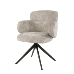 WoonStijl Fauteuil Flex draaibaar Hoven zand-bruin