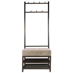 WoonStijl Garderobebank Luno 70cm Drift bruin