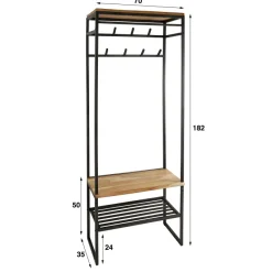 WoonStijl Garderobemeubel roede edge