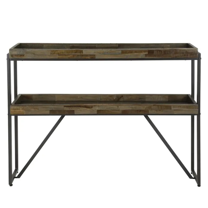WoonStijl Haltafel Teca layer opstaande rand