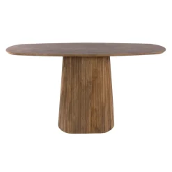 WoonStijl Haltafel Wave Massief mango zand