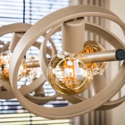 WoonStijl Hanglamp Hover 8-lichts beige
