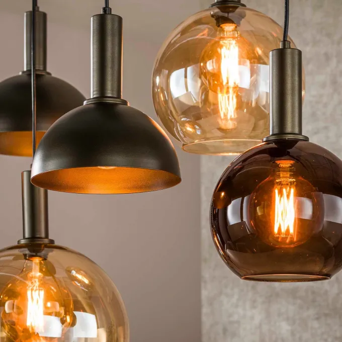 WoonStijl Hanglamp 4+3L Cluster