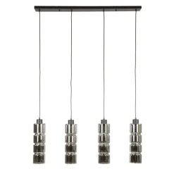 WoonStijl Hanglamp 4L cylinder glas