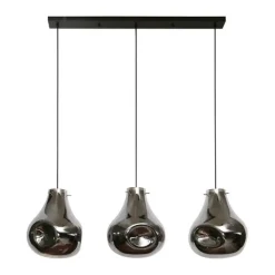 WoonStijl Hanglamp 3L dent glass