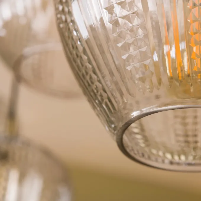 WoonStijl Hanglamp 5L diamond grain mix