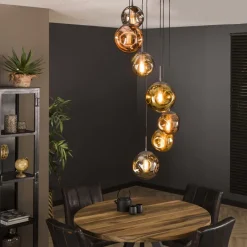WoonStijl Hanglamp 7L getrapt stellar