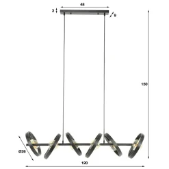 WoonStijl Hanglamp 6L hover