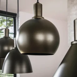 WoonStijl Hanglamp 5L Metallo mix Sienna bruin