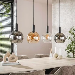 WoonStijl Hanglamp 4L Sfera tricolore