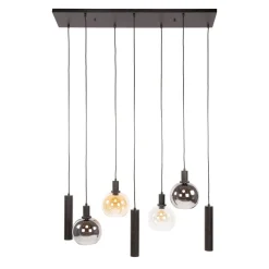 WoonStijl Hanglamp 4+3L Sfera tricolore