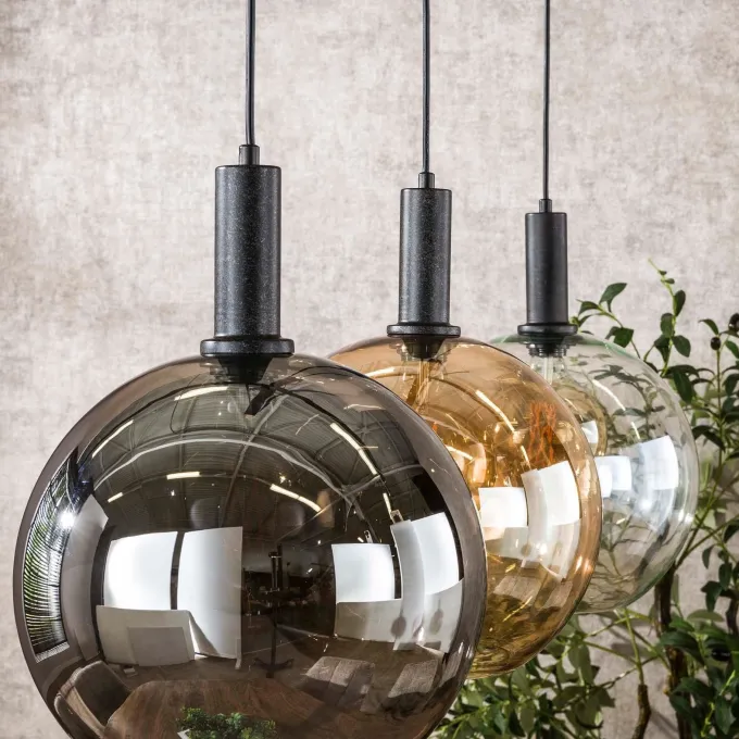 WoonStijl Hanglamp 3L Sfera tricolore
