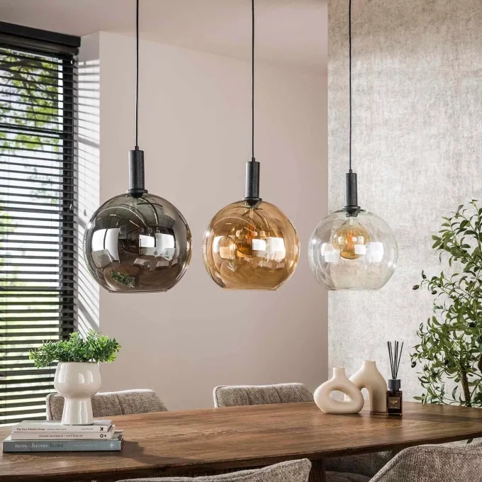 WoonStijl Hanglamp 3L Sfera tricolore