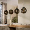 WoonStijl Hanglamp 4L stellar Sienna bruin