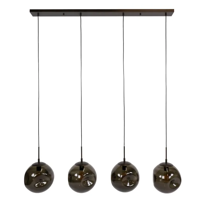 WoonStijl Hanglamp 4L stellar Sienna bruin