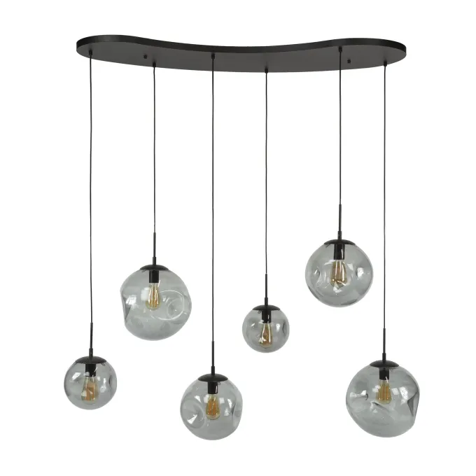 WoonStijl Hanglamp 6L Stellar Black