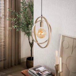 WoonStijl Hanglamp 1L Turn around beige