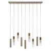 WoonStijl Hanglamp Lungo 5+4-lichts beige