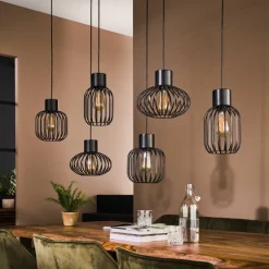 WoonStijl Hanglamp 3+3 mix metal