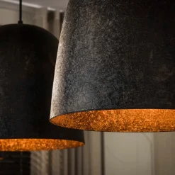 WoonStijl Hanglamp Nova 3-lichts Smoked bruin