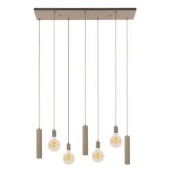 WoonStijl Hanglamp Senso 5+4-lichts Beige