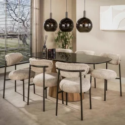 WoonStijl Hanglamp Sfera Tricolore 3-lichts Artic zwart