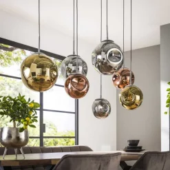 WoonStijl Hanglamp 4+3 stellar
