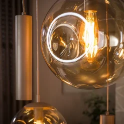 WoonStijl Hanglamp Stellar pendel 5+4-lichts Beige