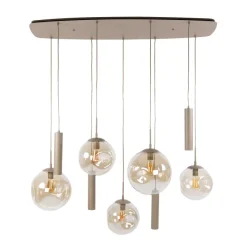 WoonStijl Hanglamp Stellar pendel 5+4-lichts Beige