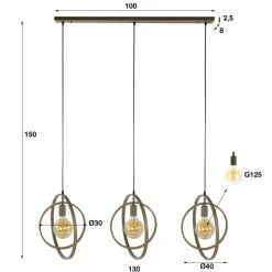 WoonStijl Hanglamp Turn Around Beige