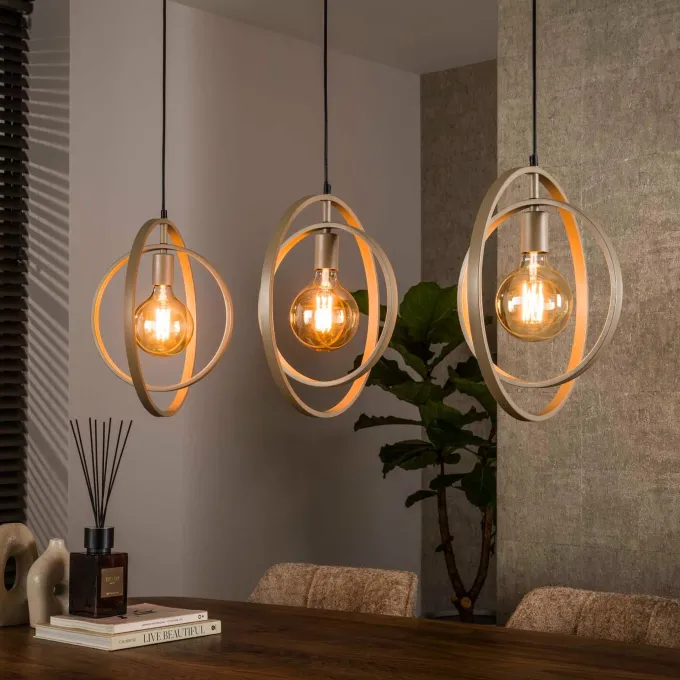 WoonStijl Hanglamp Turn Around Beige