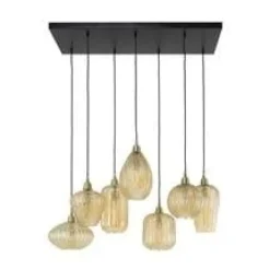 WoonStijl Hanglamp 4+3 V-shape pattern mix