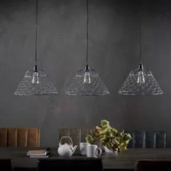WoonStijl Hanglamp 3xØ35 gaas