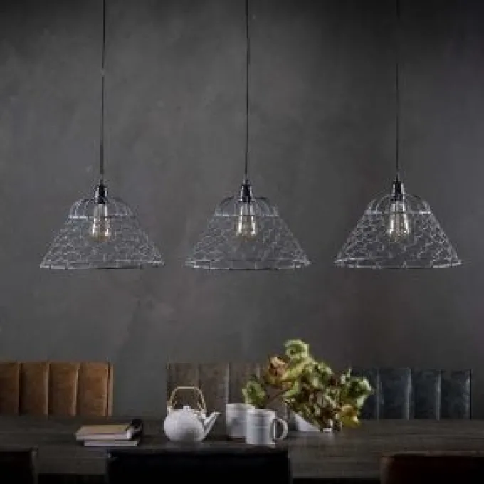 WoonStijl Hanglamp 3xØ35 gaas