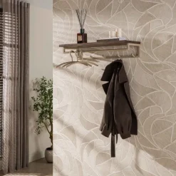 WoonStijl Kapstok Dune 5 haken beige