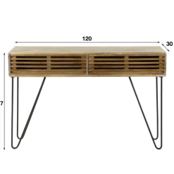 WoonStijl Kaptafel tweak met 2 lades