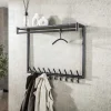 WoonStijl Kledinghanger Ronde Buis gun metal
