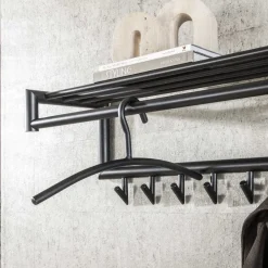 WoonStijl Kledinghanger Ronde Buis gun metal