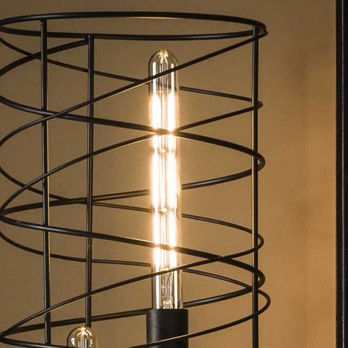 WoonStijl Lichtbron LED filament buis 30 cm - E27 4W 2100K 280lm dimbaar/Amberkleurig glas