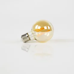 WoonStijl Lichtbron LED [G70] filament bol Ø7 Amberkleurig glas (8465)