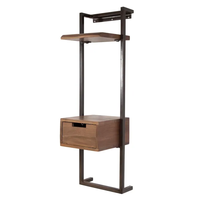 WoonStijl Nachtkastje air solid XS massief acacia bruin