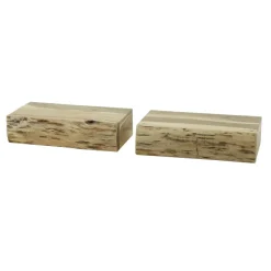 WoonStijl Nachtkastje 1 lade set van 2 tree L acacia