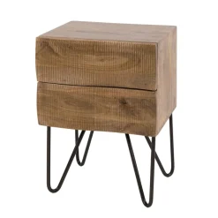 WoonStijl Nachtkastje Ocean 2 lades mango