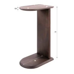 WoonStijl Overzettafel Mova Acacia bruin