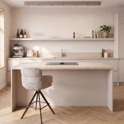WoonStijl Plafondlamp Bar 7-lichts Beige