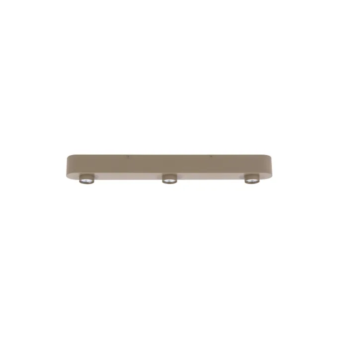 WoonStijl Plafondlamp Bar 3-lichts / Beige
