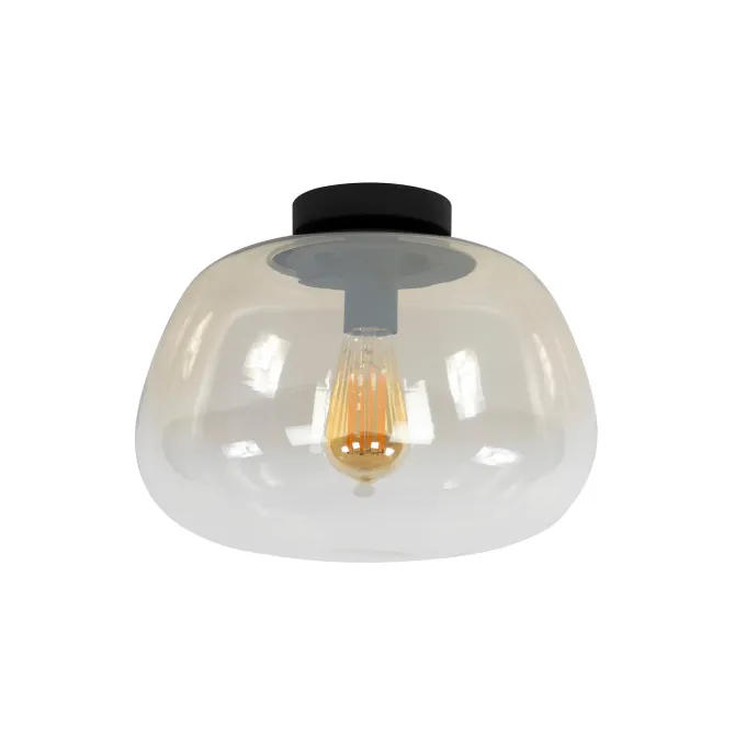 WoonStijl Plafondlamp Pulse Shaded Amber glas