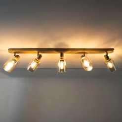 WoonStijl Plafondlamp Sepiora 5-lichts Beige